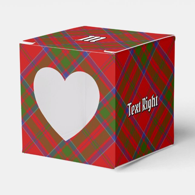 Clan MacDonald of Keppoch Tartan Favour Box (Front Side)
