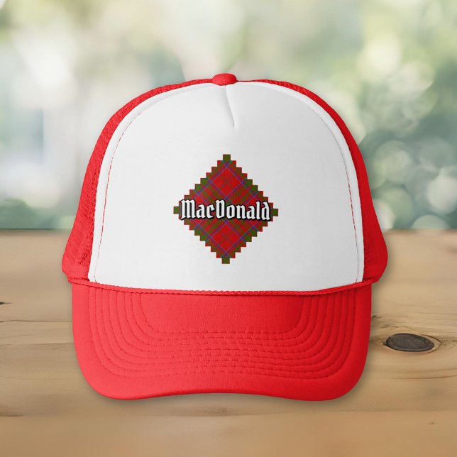 Clan MacDonald of Keppoch Tartan Trucker Hat (Creator Uploaded)