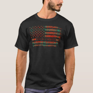 Clan MacDonald of Sleat Scottish tartan US flag ki T-Shirt