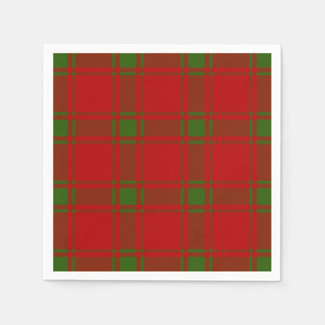Clan MacDonald Of Sleat Tartan Napkin (Front)
