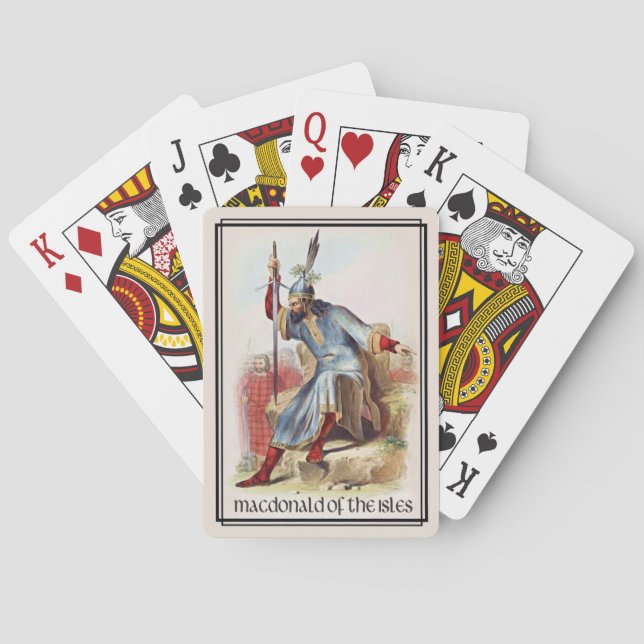 Clan MacDonald of the Isles Classic Scotland Playing Cards (Back)