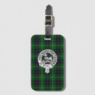 Clan MacDonald of the Isles Crest & Tartan Luggage Tag