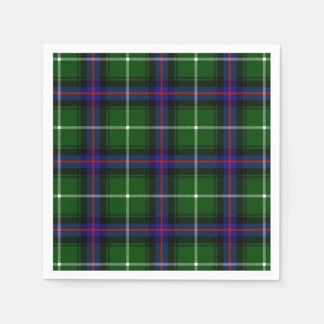 Clan MacDonald Of The Isles Tartan Napkin (Front)
