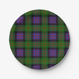 Clan MacDonald Tartan Paper Plate