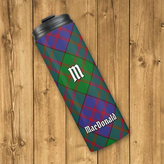 Clan MacDonald Tartan Thermal Tumbler (Creator Uploaded)