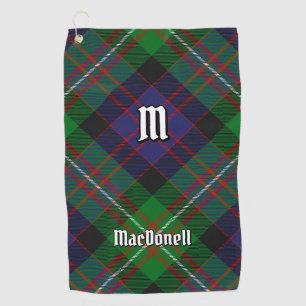 Clan MacDonell of Glengarry Tartan Golf Towel
