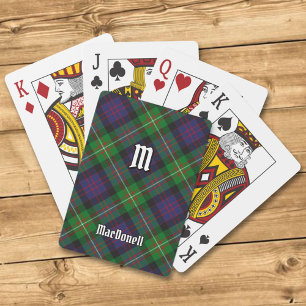 Clan MacDonell of Glengarry Tartan Playing Cards