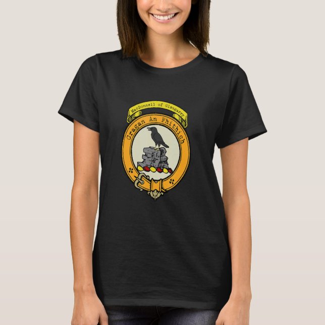 Clan MacDonnell of Glengarry Scottish Crest T-Shirt (Front)