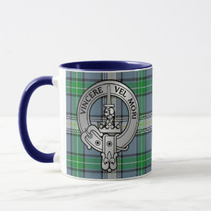 Clan MacDowall Crest & Tartan Mug
