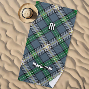 Clan MacDowall Tartan Beach Towel