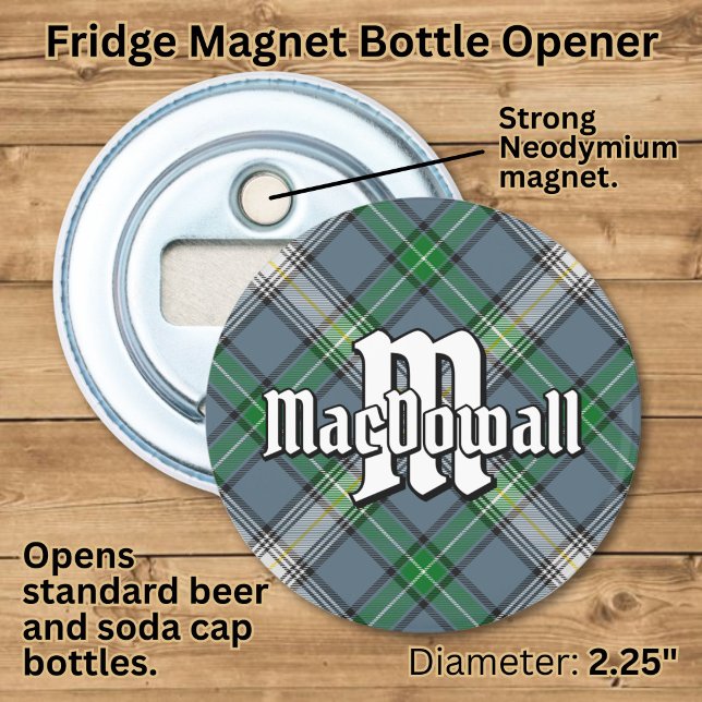 Clan MacDowall Tartan Bottle Opener (Creator Uploaded)