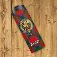 Clan MacDuff Crest over Tartan