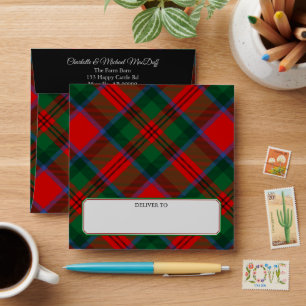 Clan MacDuff Tartan Envelope
