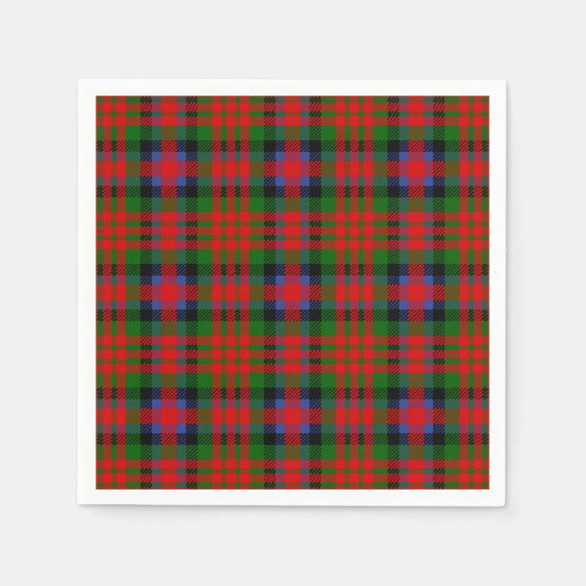 Clan MacDuff Tartan Napkin (Front)
