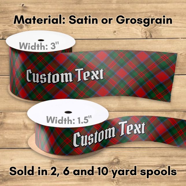 Clan MacDuff Tartan Satin Ribbon (Creator Uploaded)