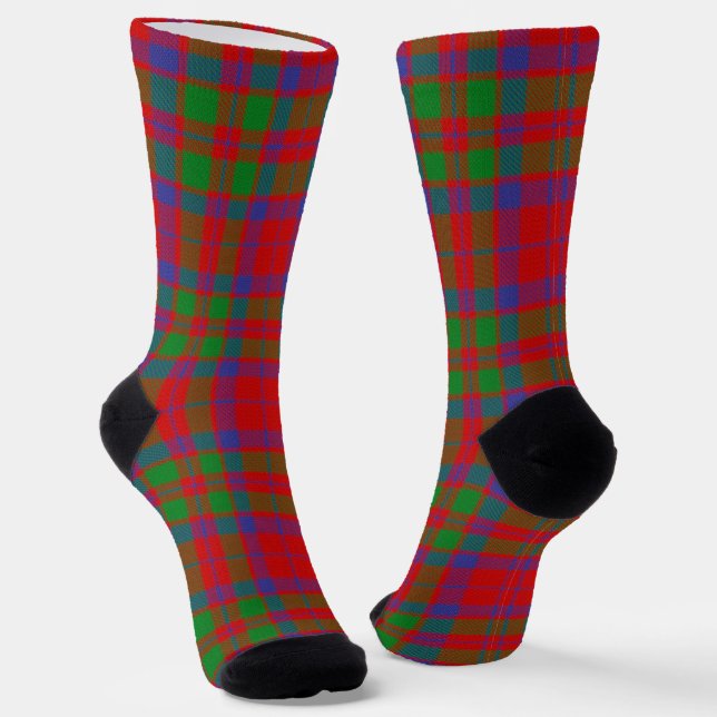 Clan MacFadyan Tartan  Socks (Angled)