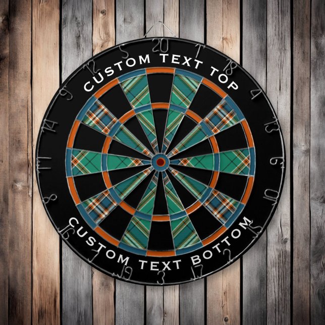 Clan MacFarlane Ancient Hunting Tartan Dartboard (Creator Uploaded)