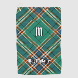 Clan MacFarlane Ancient Hunting Tartan Golf Towel