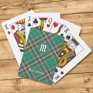 Clan MacFarlane Ancient Hunting Tartan Playing Cards