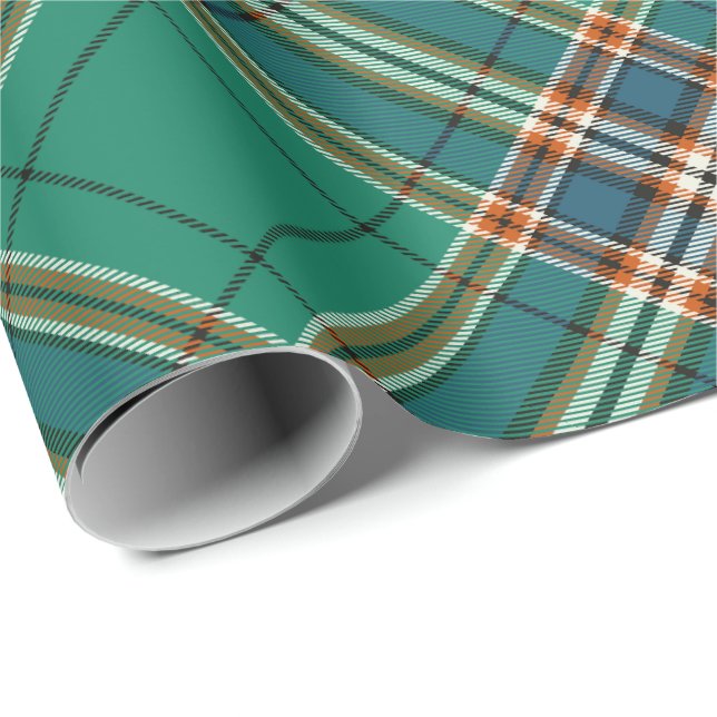 Clan MacFarlane Ancient Hunting Tartan Wrapping Paper (Roll Corner)