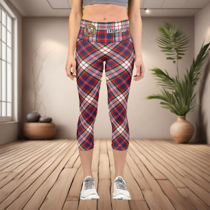 Clan MacFarlane Dress Tartan Capri Leggings