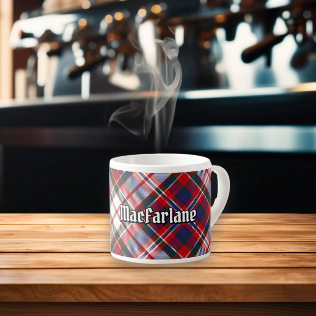 Clan MacFarlane Dress Tartan Espresso Cup (Creator Uploaded)