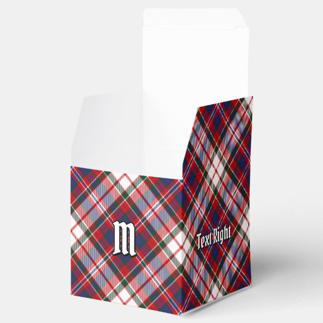 Clan MacFarlane Dress Tartan Favour Box (Opened)
