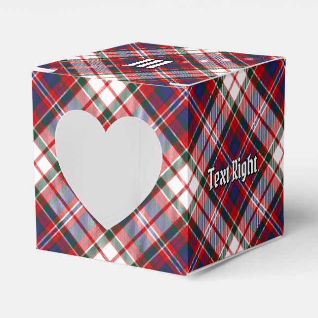 Clan MacFarlane Dress Tartan Favour Box (Front Side)