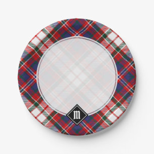 Clan MacFarlane Dress Tartan Paper Plate