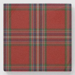 Clan MacFarlane Dress Tartan Plaid Stone Coaster