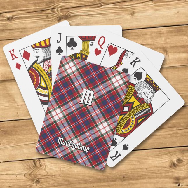 Clan MacFarlane Dress Tartan Playing Cards (Creator Uploaded)