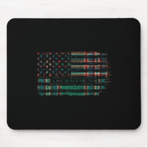 Clan Macfarlane Hunting Scottish Tartan Us Flag Sc Mouse Pad
