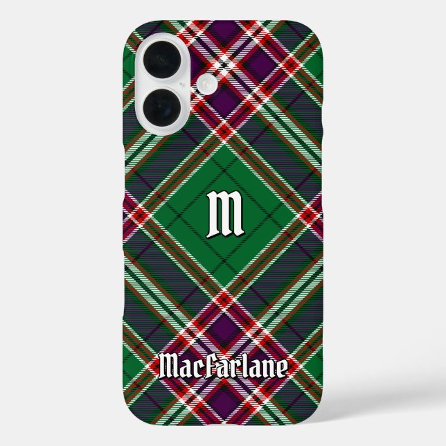 Clan MacFarlane Modern Hunting Tartan Case-Mate iPhone Case (Back)