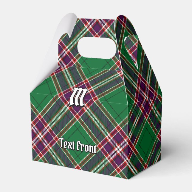 Clan MacFarlane Modern Hunting Tartan Favour Box (Front Side)