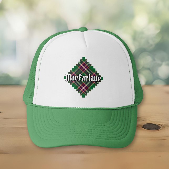 Clan MacFarlane Modern Hunting Tartan Trucker Hat (Creator Uploaded)