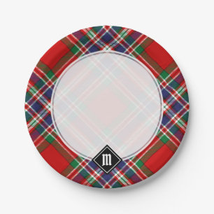 Clan MacFarlane Red Tartan Paper Plate