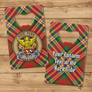 Clan MacGill Crest over Tartan