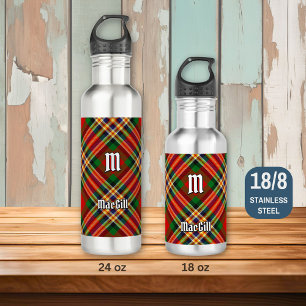 Clan MacGill Tartan Stainless Steel Water Bottle