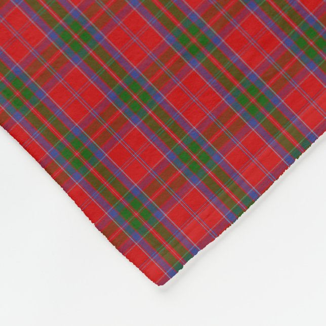 Clan MacGillivray Tartan Fleece Blanket (Corner)