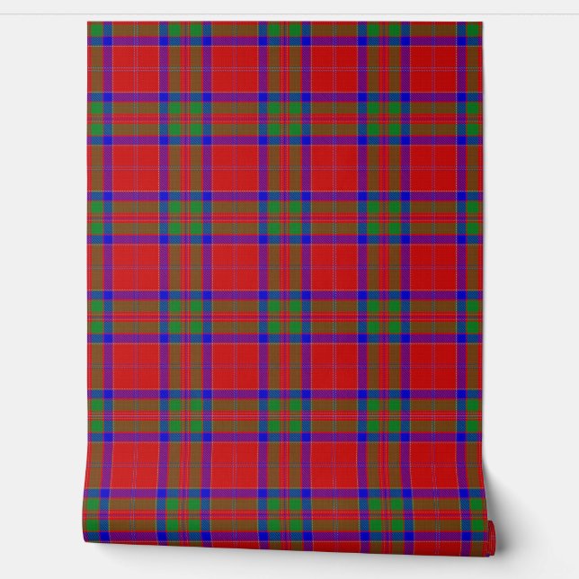 Clan MacGillivray Tartan Wallpaper (Unrolling)