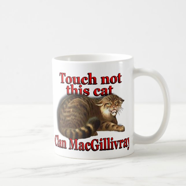 Clan MacGillivray Touch Not This Cat Scottish Cup (Right)