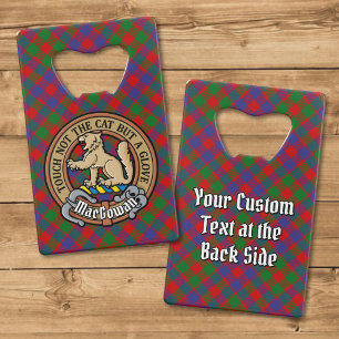 Clan MacGowan Crest over Tartan