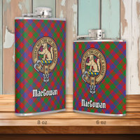Clan MacGowan Crest over Tartan