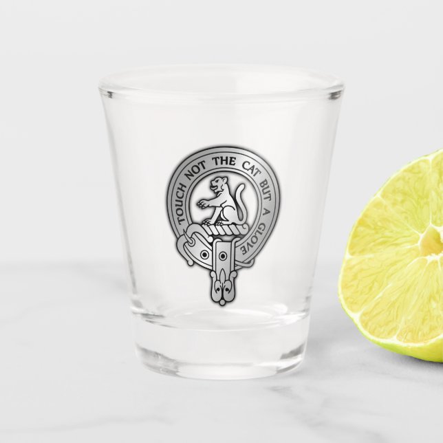 Clan MacGowan Crest Shot Glass (Front)