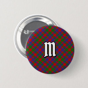 Clan MacGowan Tartan 6 Cm Round Badge