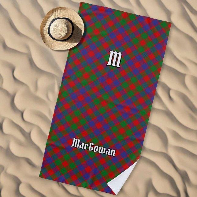 Clan MacGowan Tartan Beach Towel (Creator Uploaded)