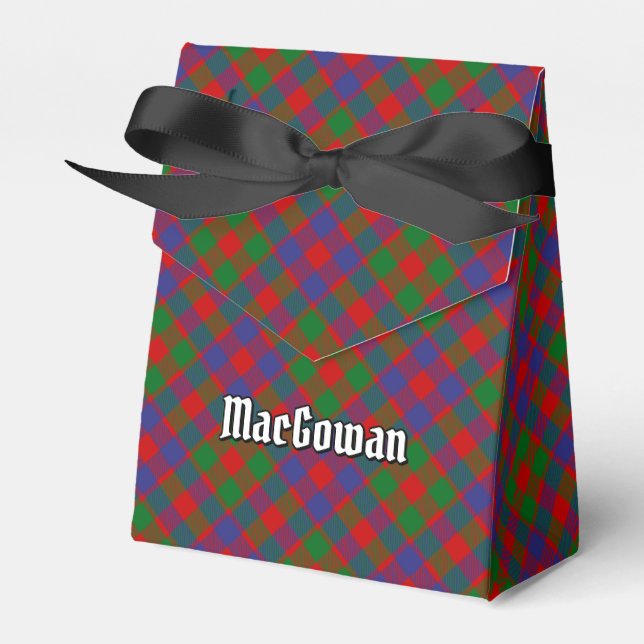 Clan MacGowan Tartan Favour Box (Front Side)
