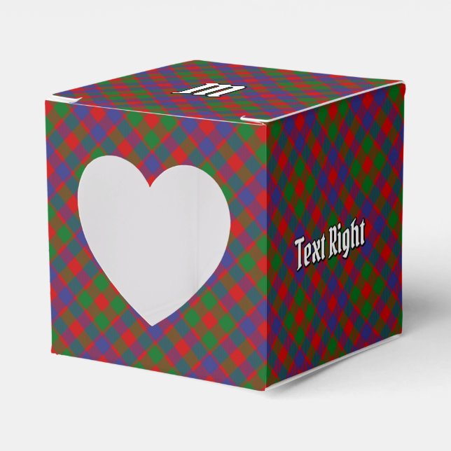 Clan MacGowan Tartan Favour Box (Front Side)