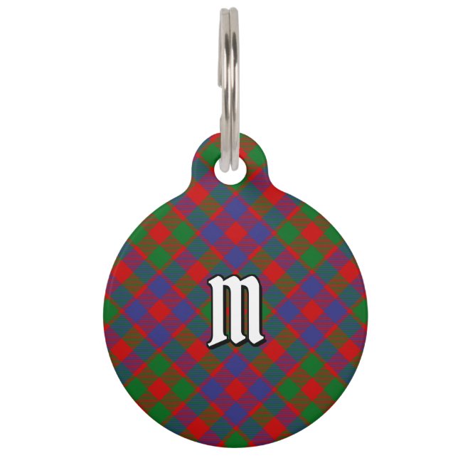 Clan MacGowan Tartan Pet Tag (Front)