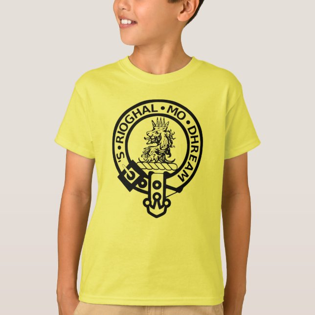 Clan MacGregor Badge T-Shirt (Front)